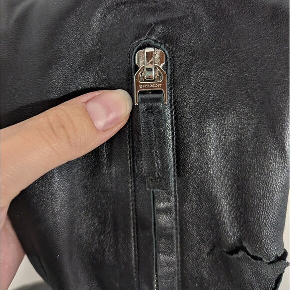 NEW  as is 36, 6 Givenchy G Lambskin Over-The-Knee Clog Boots Soft Leather Tall - Picture 13 of 16